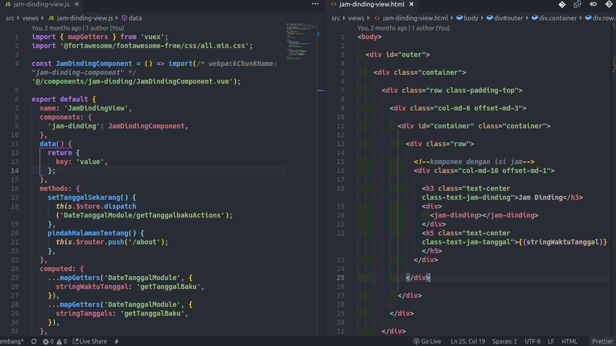 Ekstensi dan Tema Visual Studio Code yang Saya Gunakan