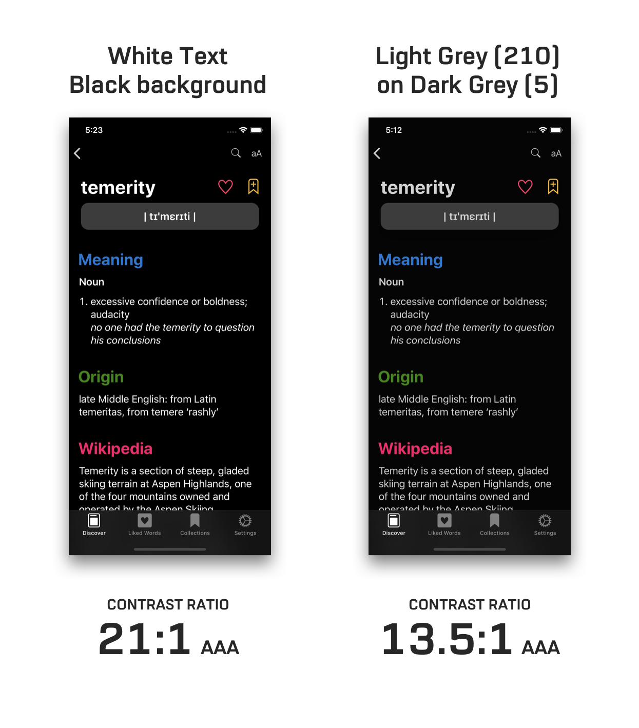 Designing A Dark Theme For Oled Iphones Lookup Design Medium