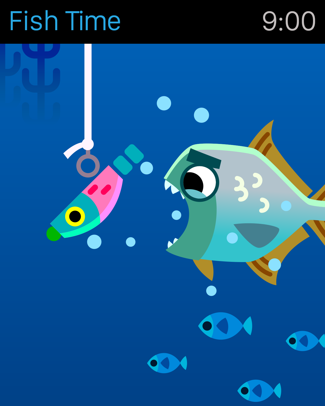 Fish Time Wooga S New Apple Watch Game Getting Ready To Drop Anchor With Watchos 3 By Wooga Wooga