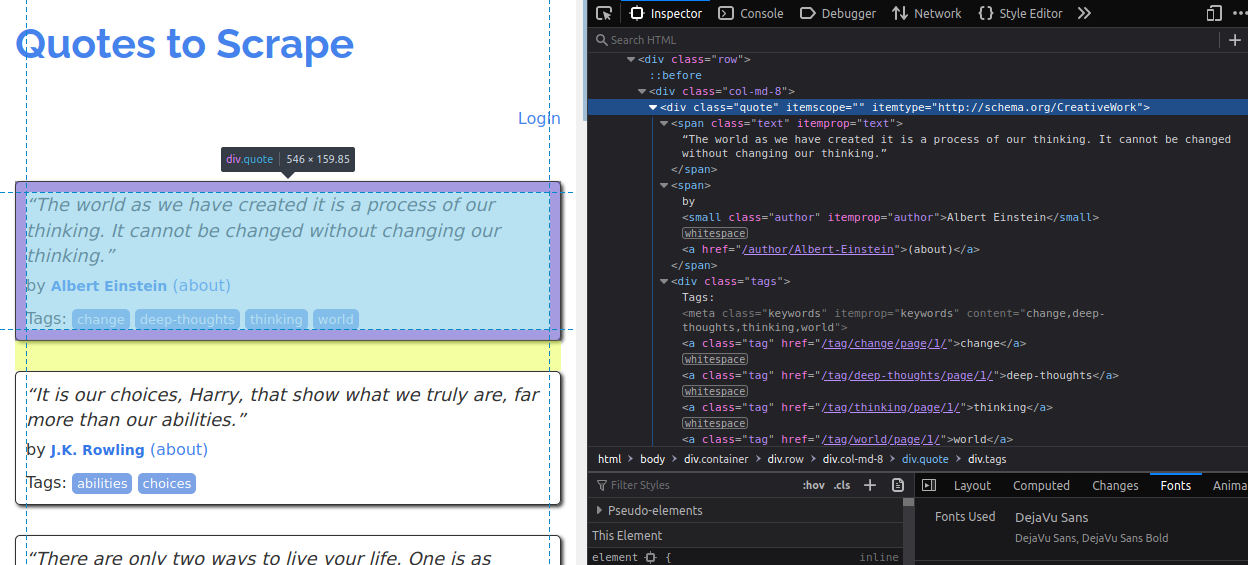 Python Scraping A Div Inside Two Divs Using Beautiful
