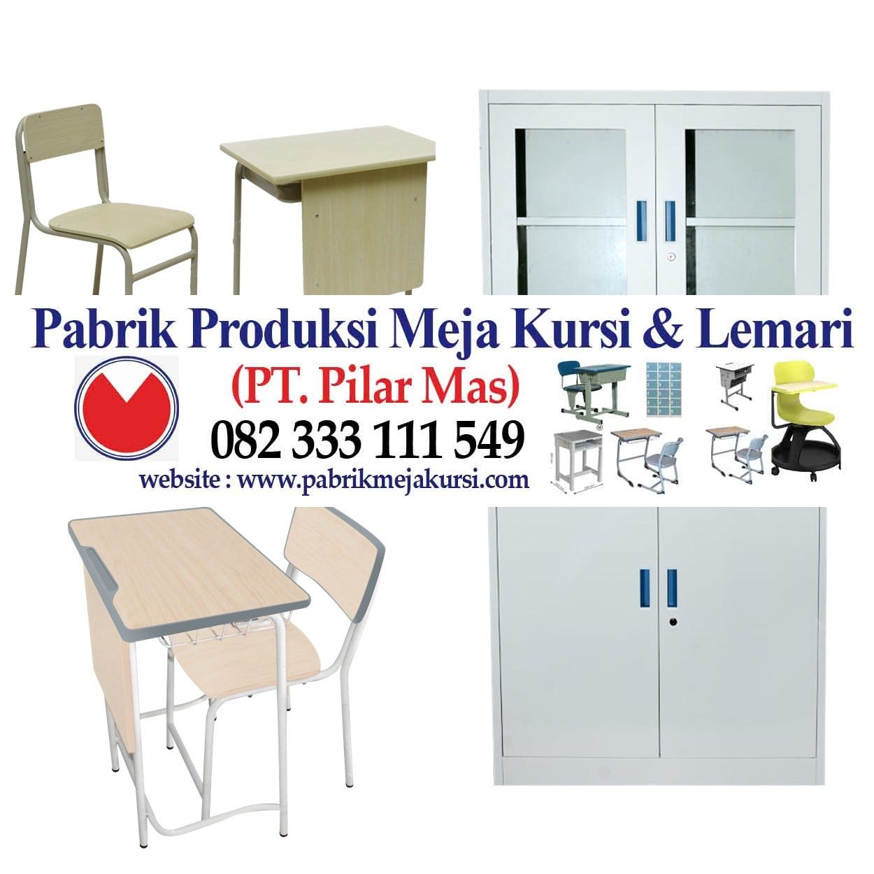 082333111549 Harga Meja Kursi Rangka Besi Distributor Lemari