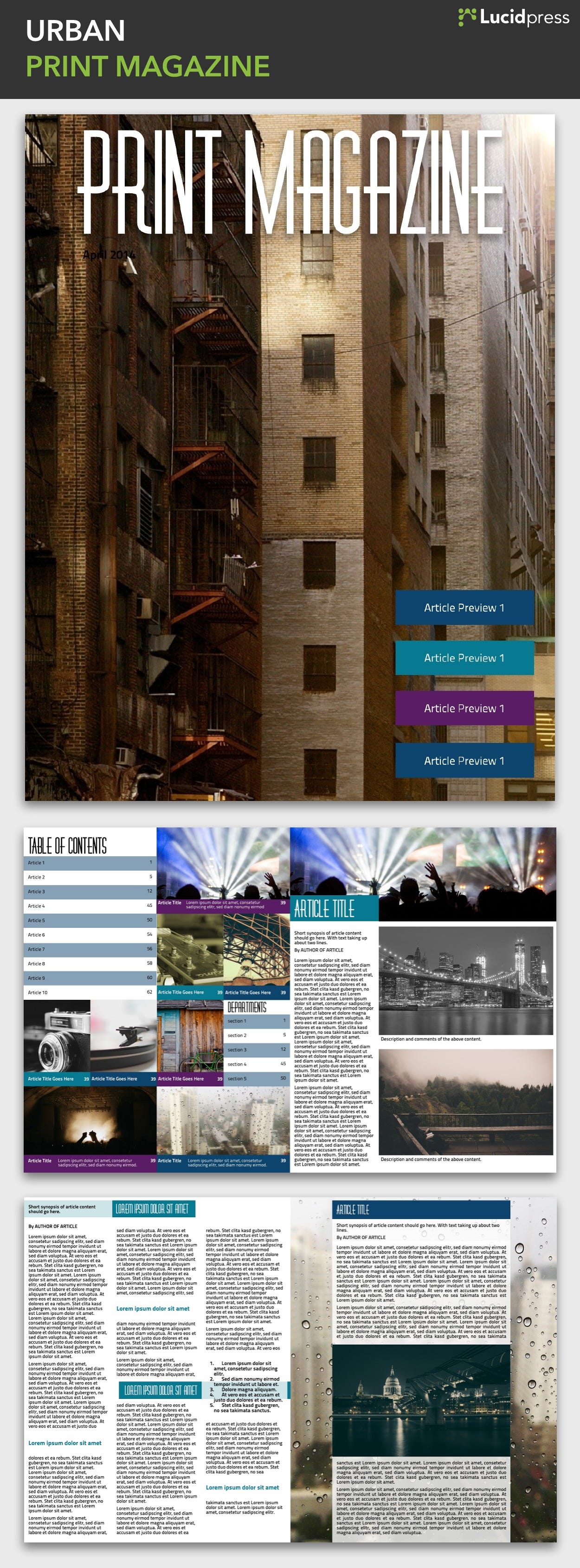 Verwonderlijk 14 magazine layout design ideas for your inspiration VG-89