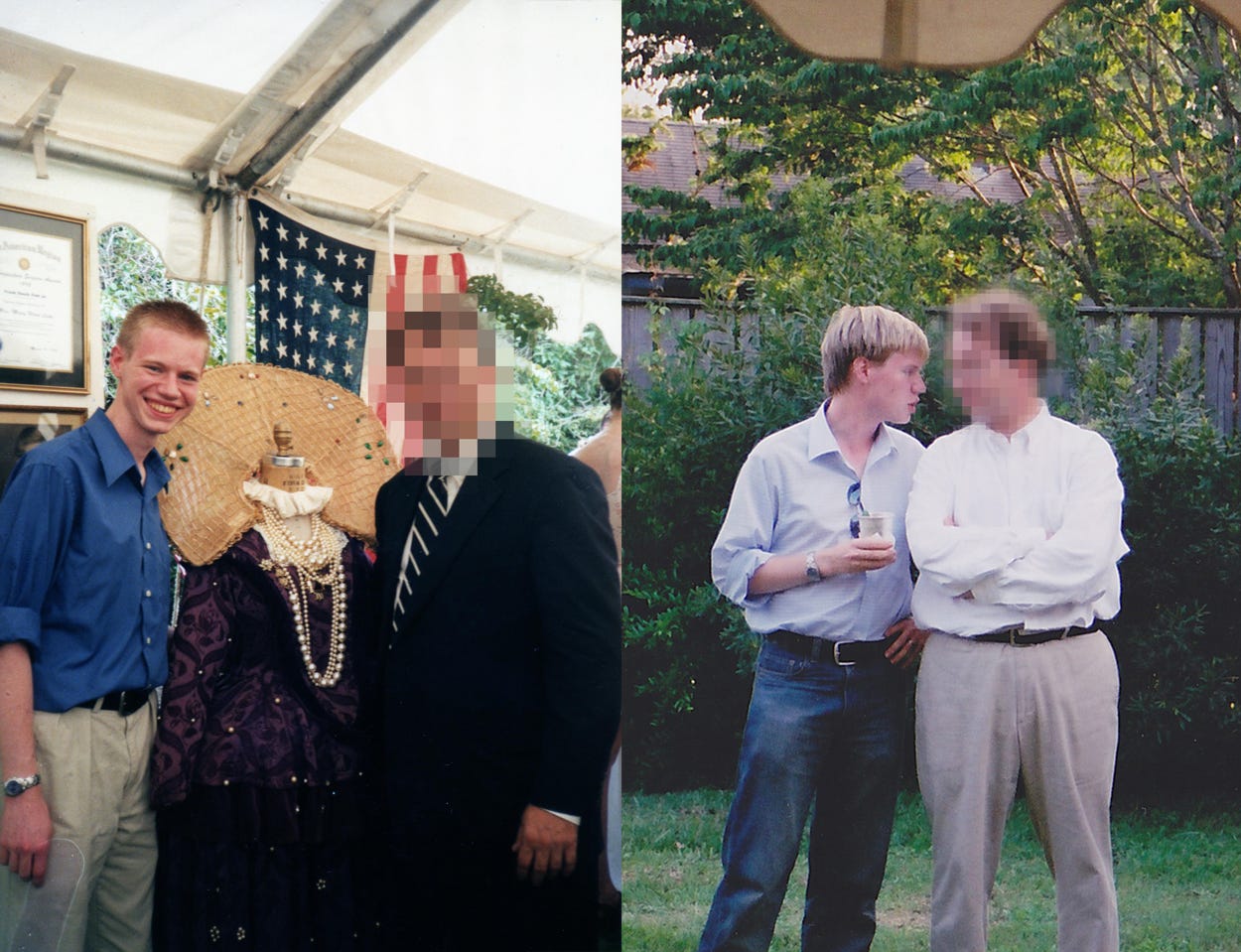 Court Watson and the man, ca. 2001–2002.