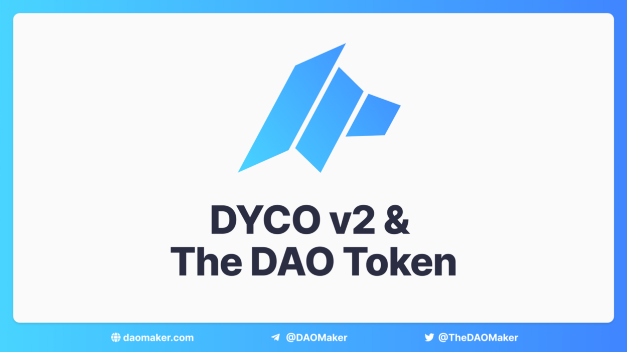 DYCO v2.0 — Следующий этап Dynamic Coin Offerings | by DAO MAKER RU | DAO  MAKER RU | Oct, 2020 | Medium