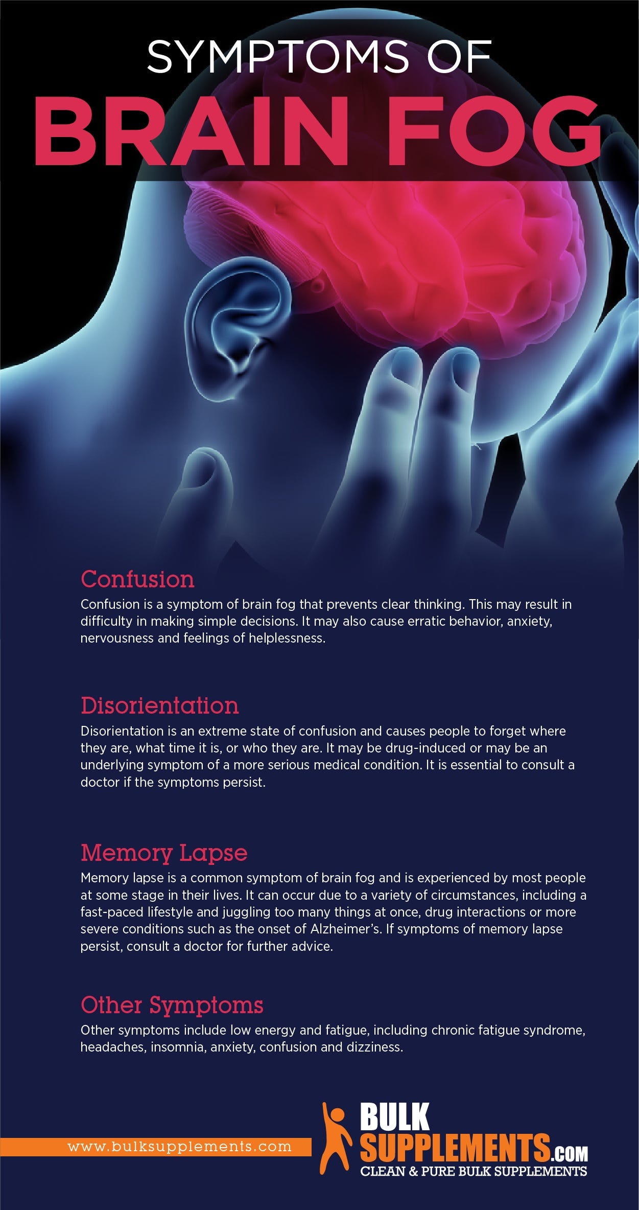 Brain Fog Symptoms, Causes & Treatment BulkSupplements.com