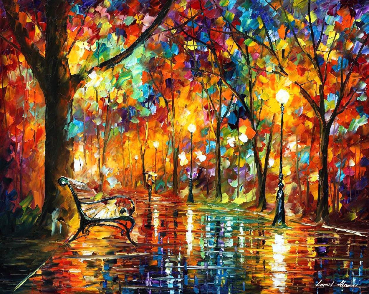 Palette Knife Painting Divya Ramachandran Medium