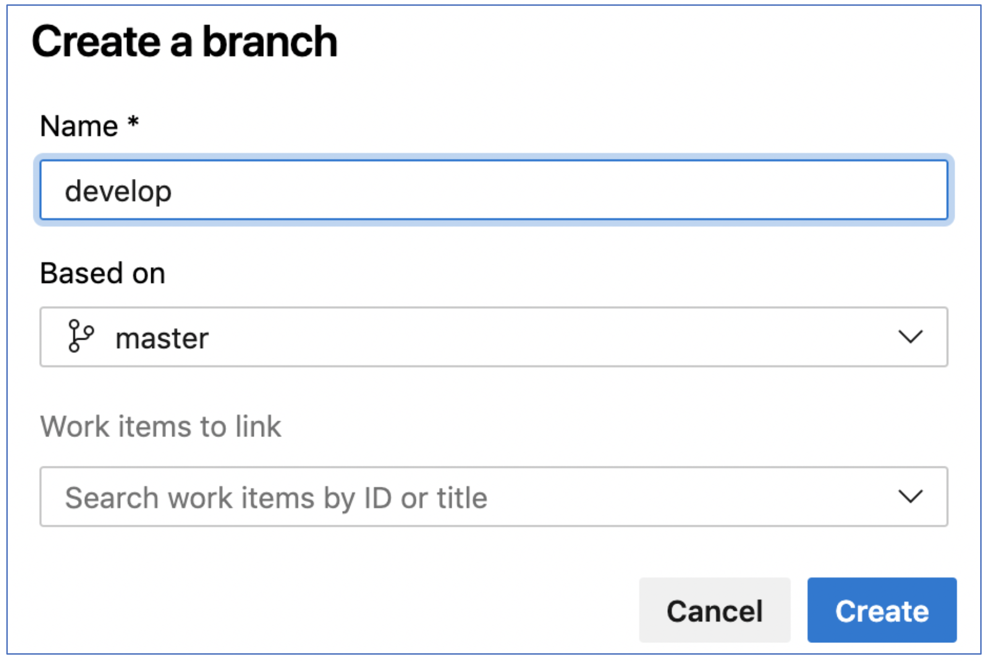 Create a Branch