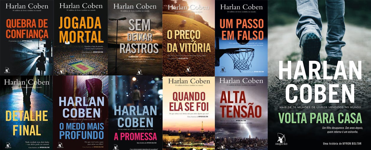 Checklist: Ordem de leitura dos livros do Harlan Coben