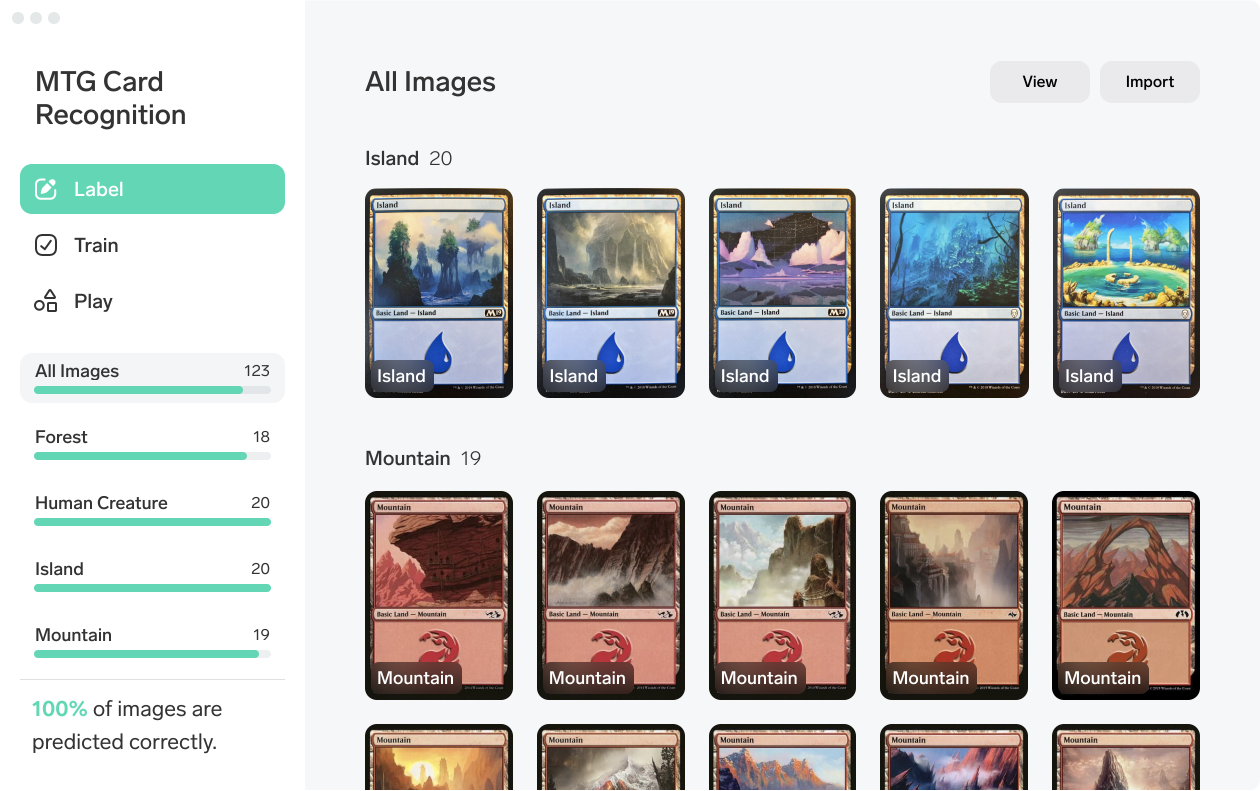 Training a machine learning model to recognize Magic: The Gathering ...