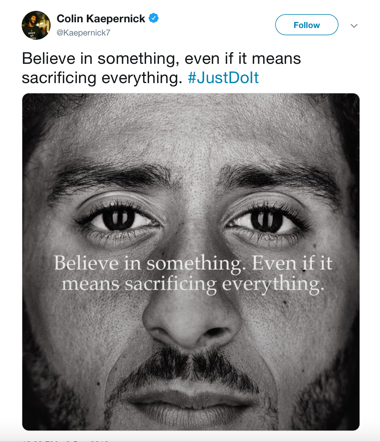 just do it colin