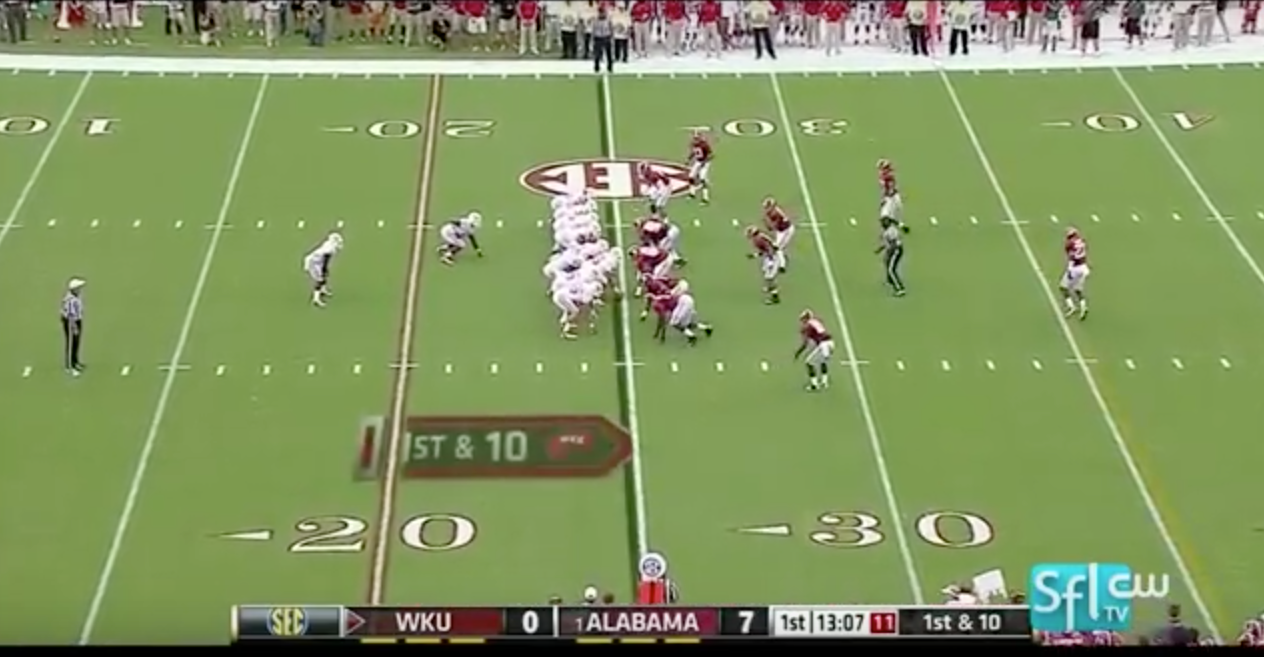 Three Thangz Wku Vs Alabama Crimson Tide The Towel Rack