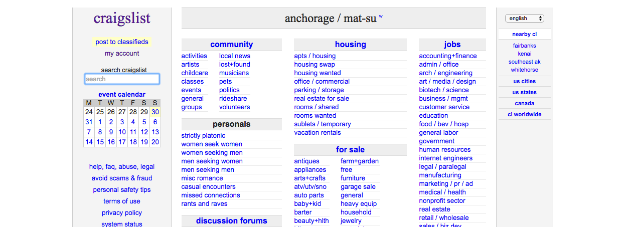 Why I Love Craigslist Sportsbriefcase Medium