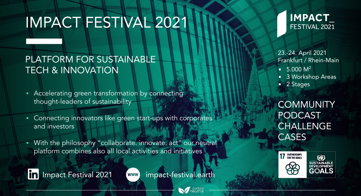 Launch of the Impact Festival the first festival for innovative