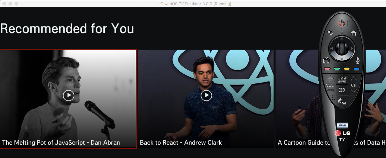 Developing for TVs with React-TV. React-TV is an ecosystem for Reactjs ...