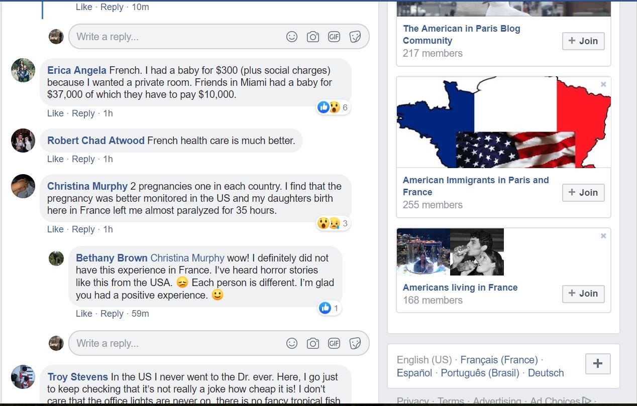 France Vs The Usa For Health Care The Blunt Ogre Medium