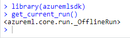 Checking that azuremlsdk is correctly installed