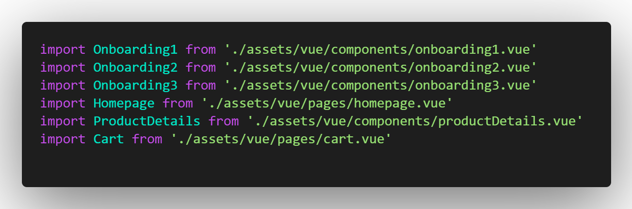 routing pages