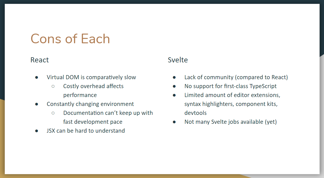 React vs Svelte | Better Programming