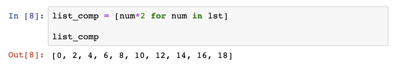 Lambda vs. List Comprehension. When you have only one line to write… | by  Marco Santos | The Startup | Medium