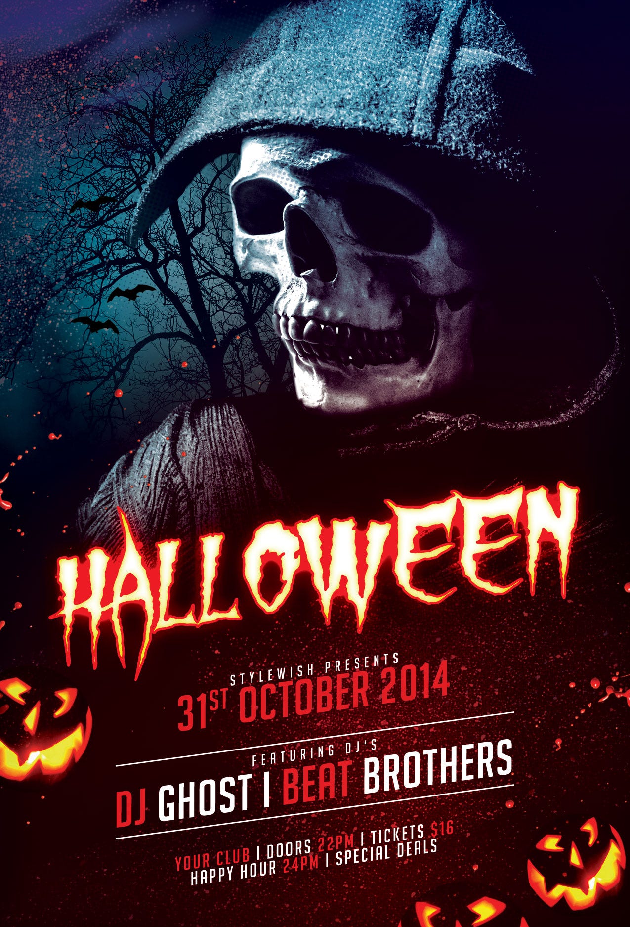 18 Halloween Flyer Designs By Stylewish Medium