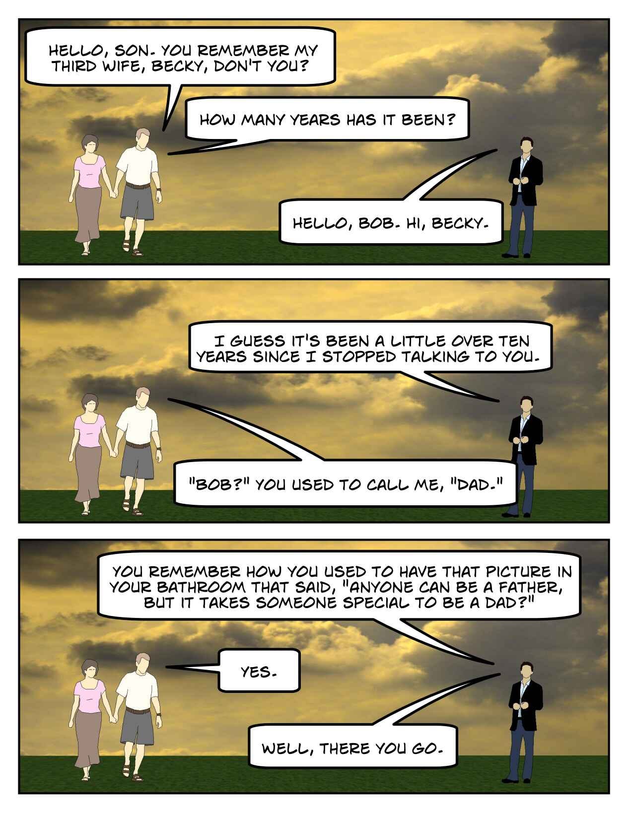 An imagined conversation with my abusive, narcissistic father