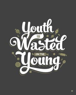Wasted Youth What S That Saying Youth Is Wasted On By Mirta Maciel Flores Medium Wasted Youth What S That Saying Youth Is Wasted On By Mirta Maciel Flores Medium