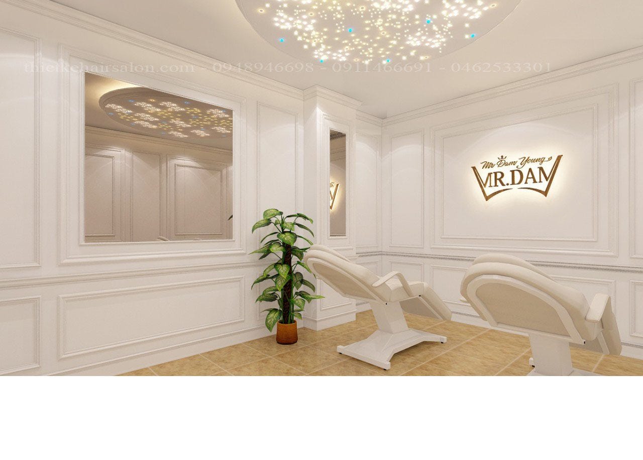 Star Ceiling Of Spa Beauty Clinic Trang Tri Sợi Quang Medium