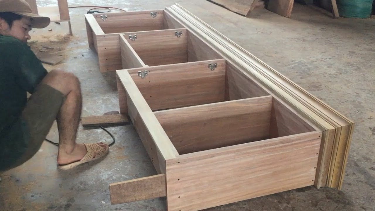 How To Build Kitchen Cabinets Frame Extremely Fast And Simple