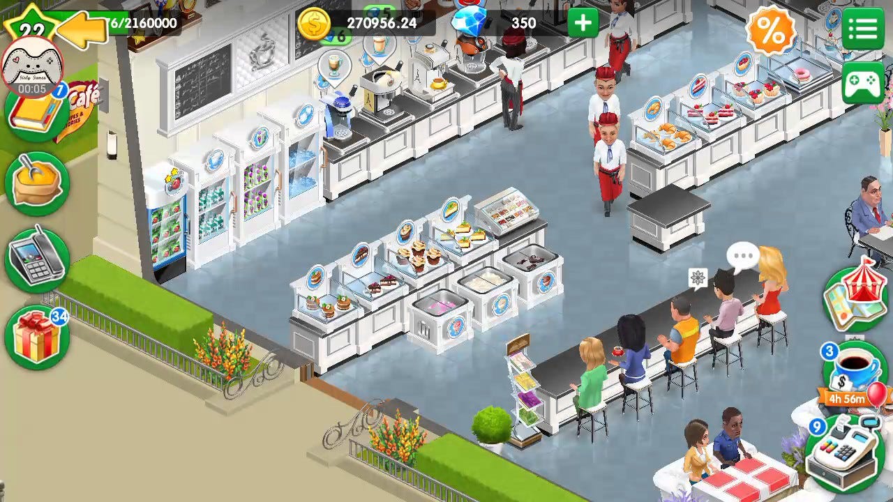 Cantik Dekorasi Game My Cafe  Beauty Glamorous