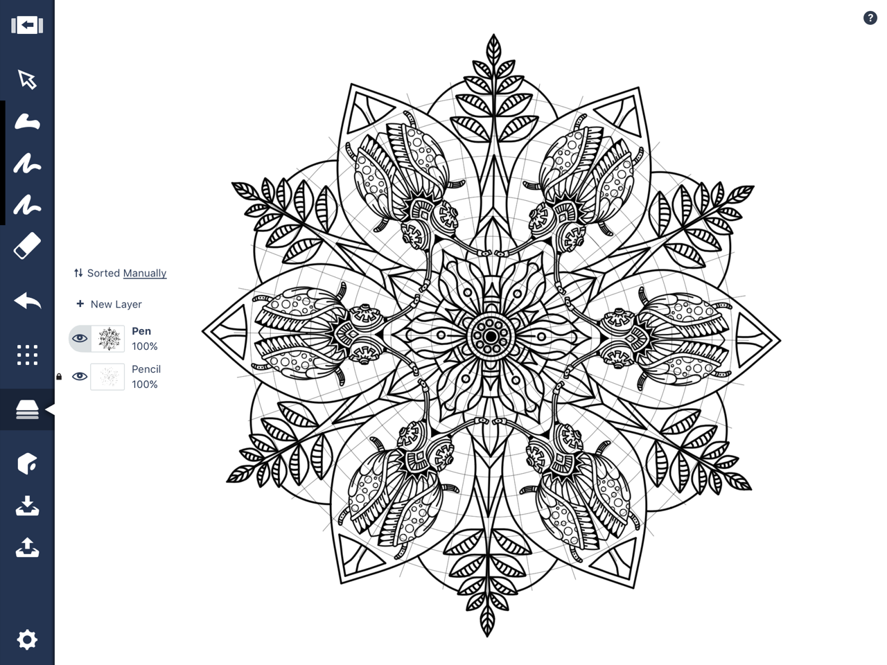 How to Draw a Mandala in Concepts - Concepts App - Medium