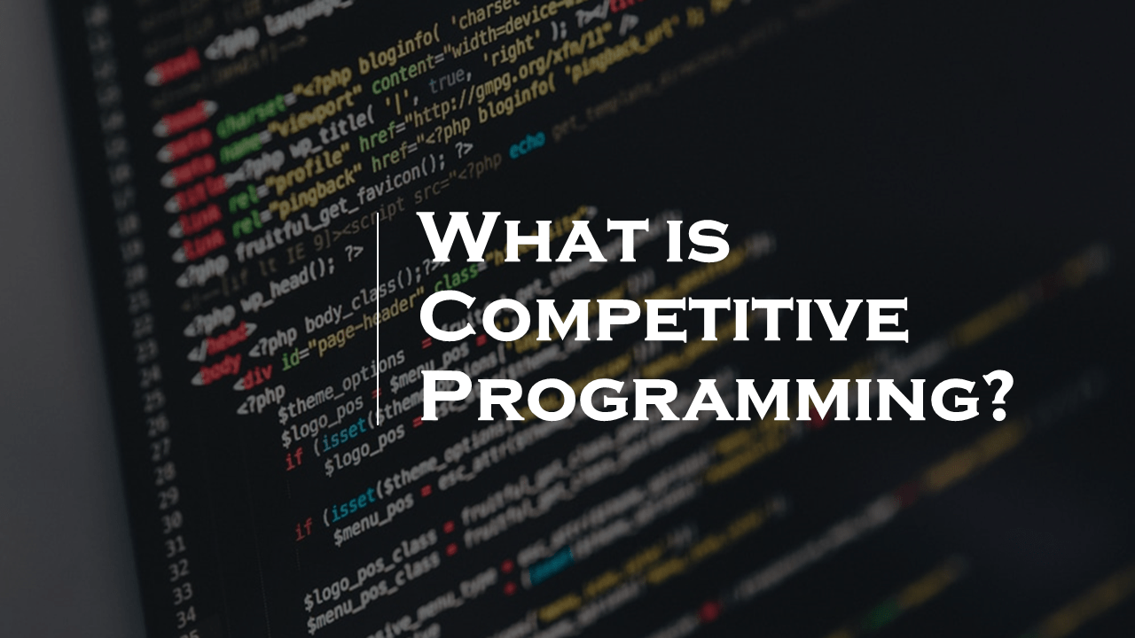 Competitive programming course