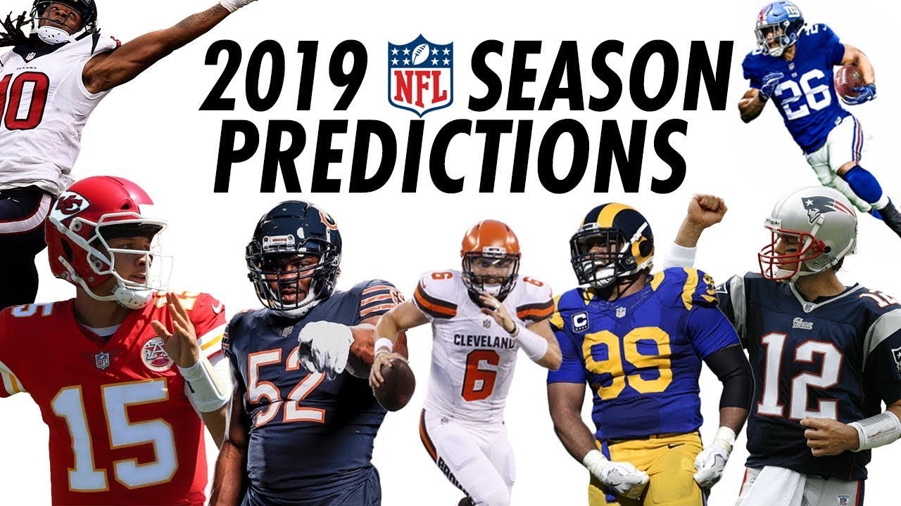 All My 2019 Nfl Season Predictions In One Place Sportsraid