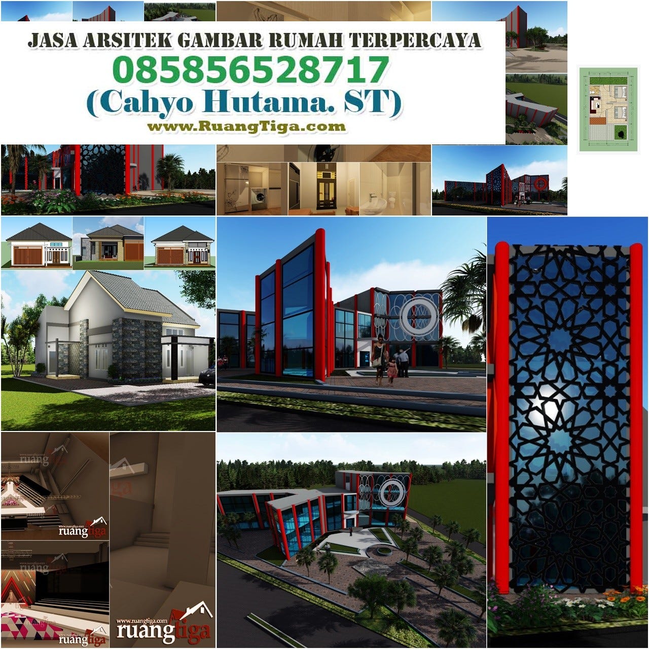 085856528717 Jasa Desain Rumah Minimalis Modern Sederhana Tapi