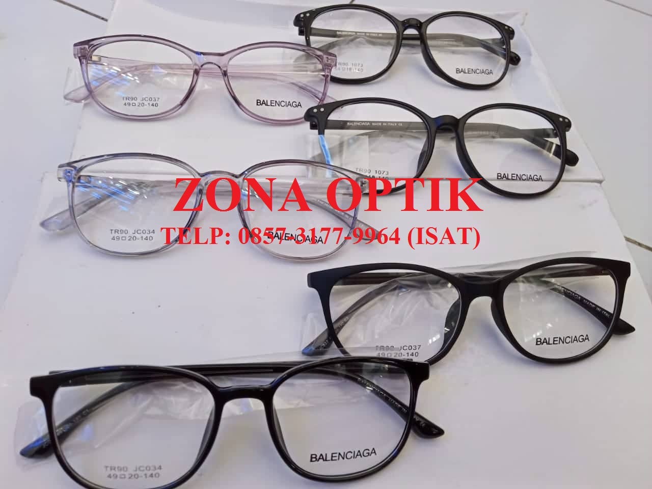 Bahan kacamata berkualitas tinggi