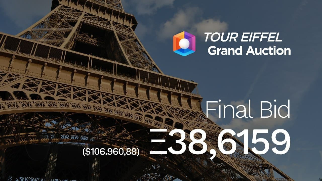 A Summary of the Eiffel Tower Grand Auction by OVR OVRtheReality