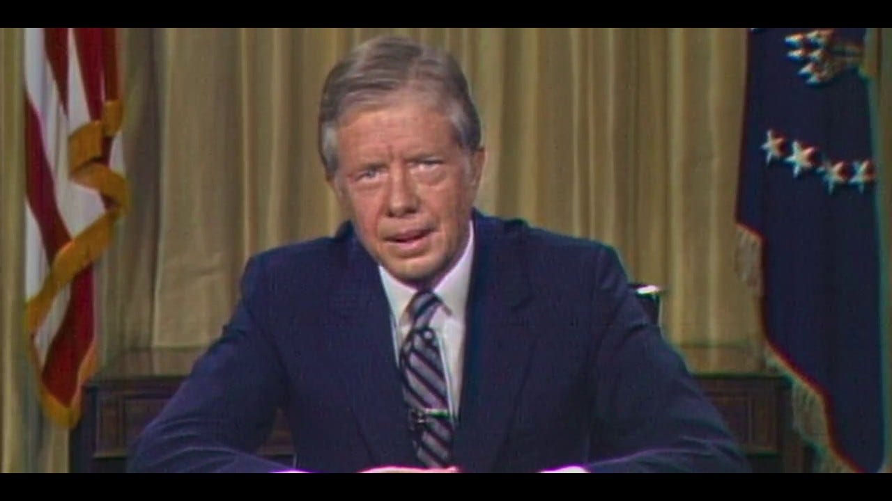 OTD in History… July 15, 1979, President Jimmy Carter delivers the ...