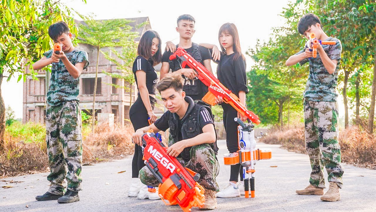 nerf gun superhero
