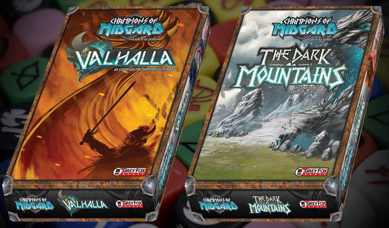 REVIEW] Champions of Midgard: The Dark Mountains And Valhalla Expansions |  by Guyblin | TABLETOP TRIBE | Medium