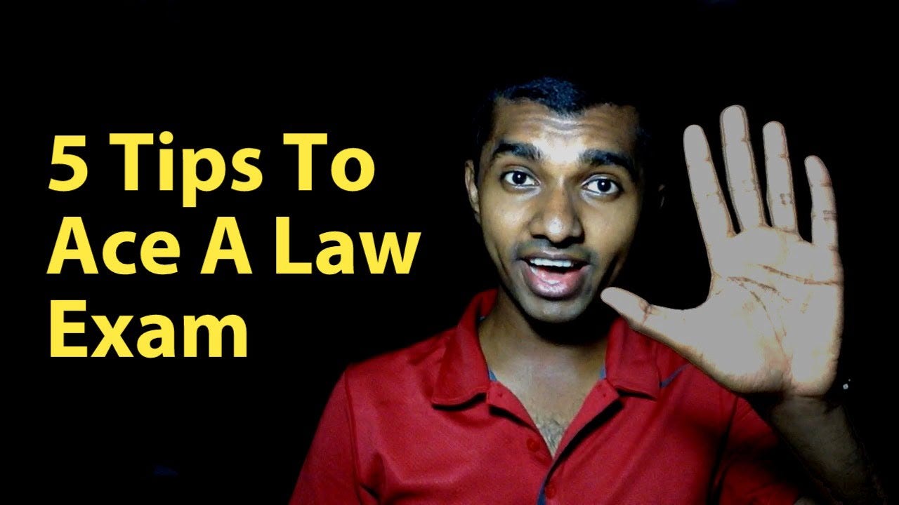 5 Tips to ‘Ace’ a Law Exam. Passing a Law exam isn’t rocket… by Shaveen Bandaranayake The