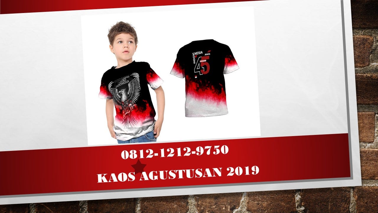 081212129750 Kaos Agustusan 2019 Iis Ratna Medium