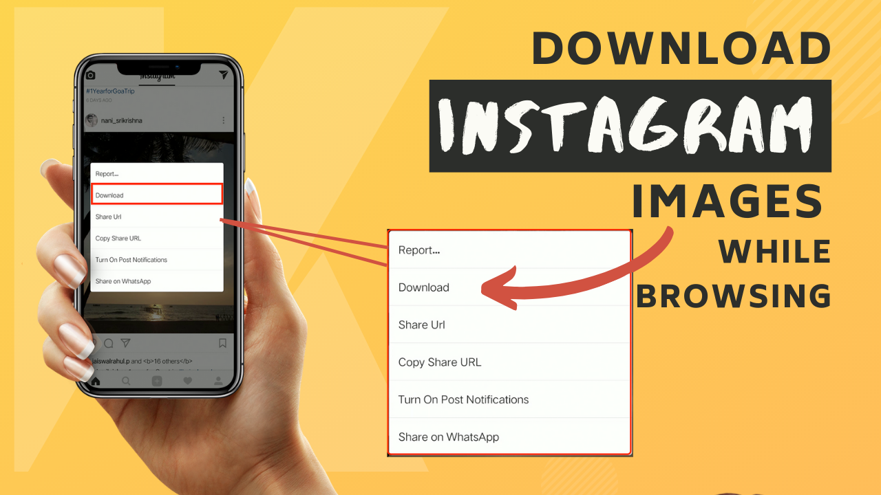 Easily Download Pictures From Instagram Video Venkatakarthk