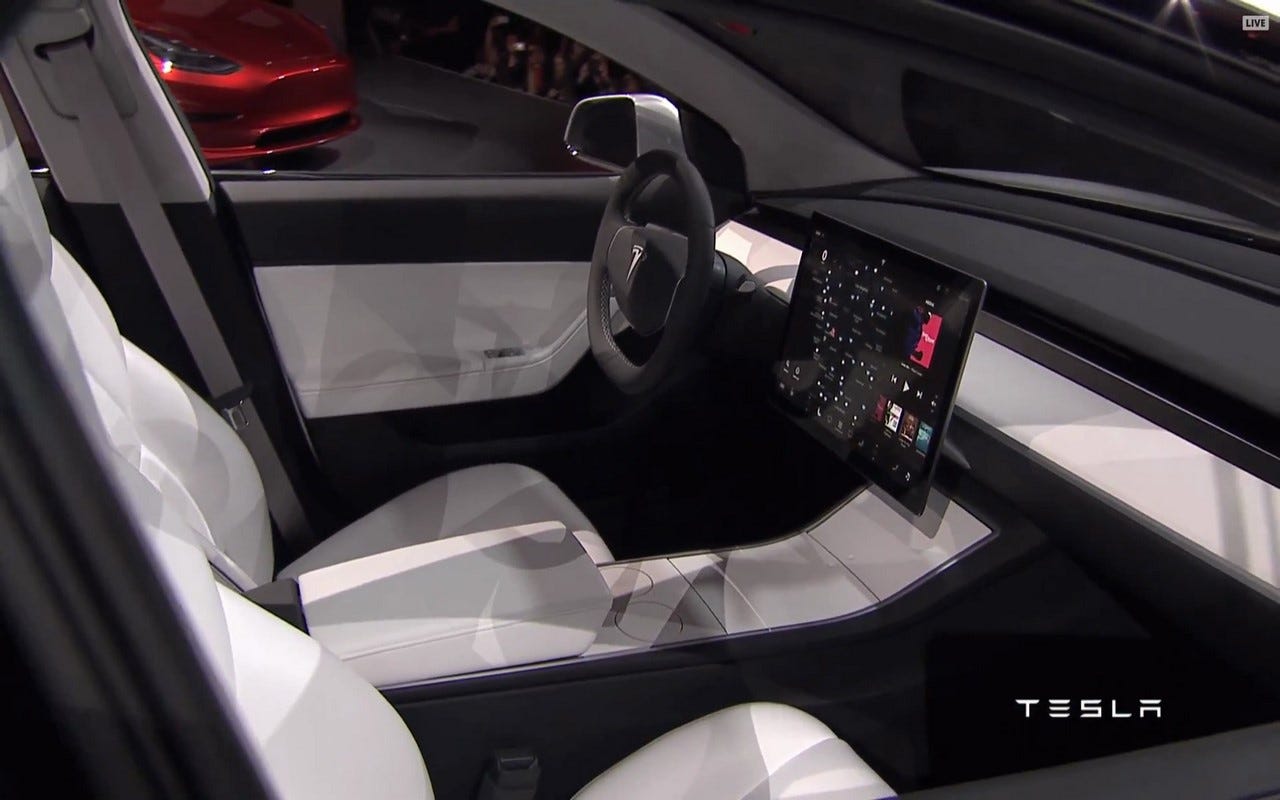 Tesla Model 3 No Gauges Is Awesome By Robert Massaioli Medium