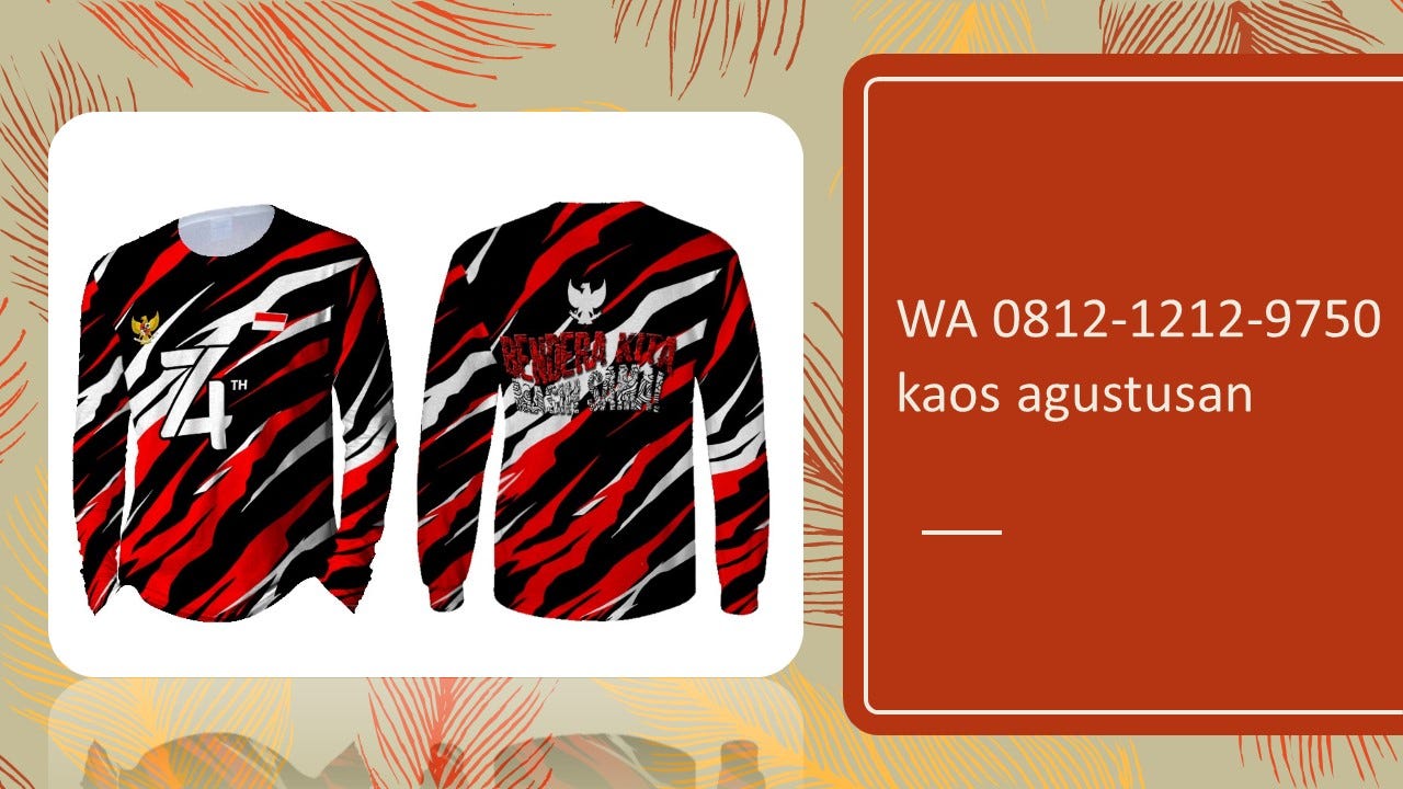 Wa 081212129750 Desain Kaos Panitia Agustusan Baju Anak