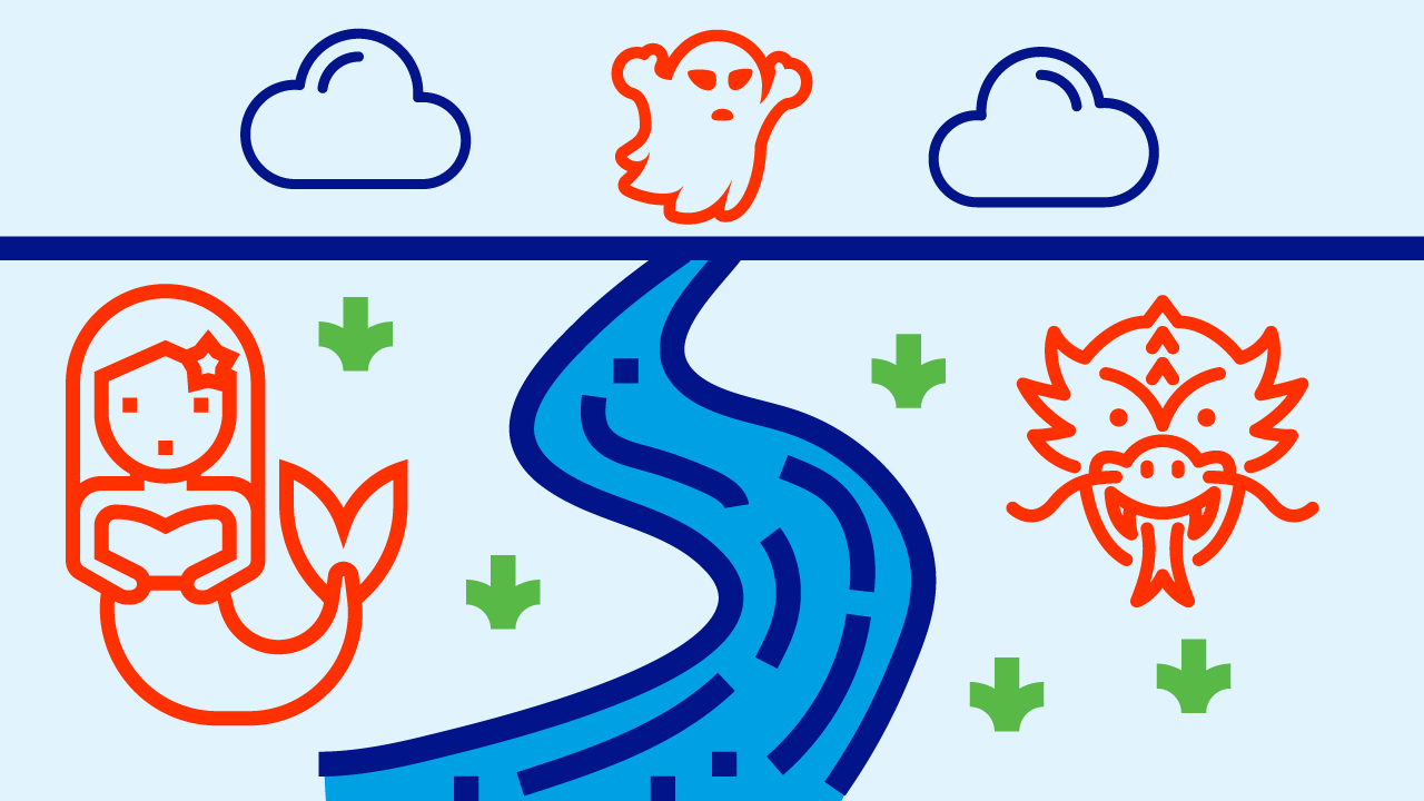 How Many Playful River Spirits Tricked YOU Today By Jason Pierce