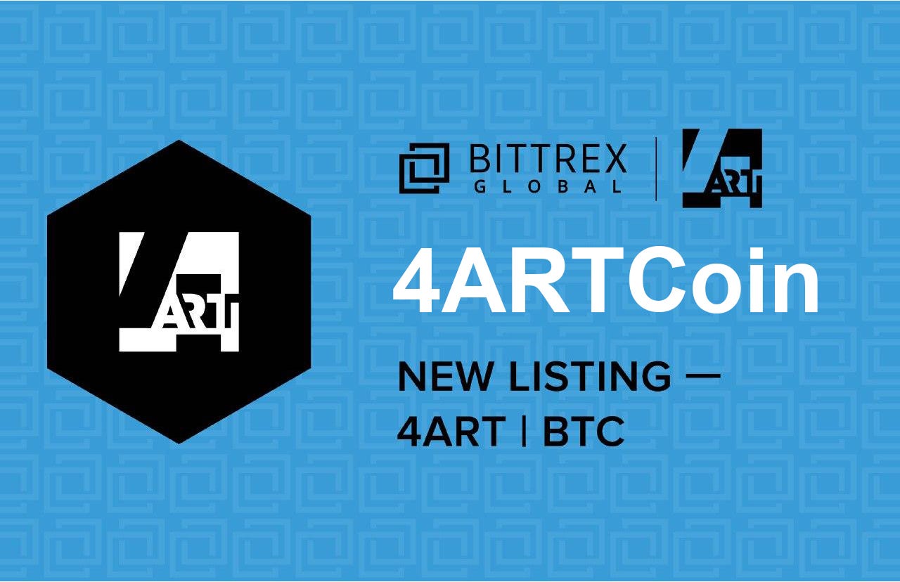 New Coin Listing: 4ARTCoin (4ART) | by Bittrex Global Team ...