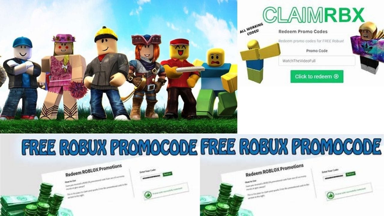 Free Robux Roblox Promo Codes 2021
