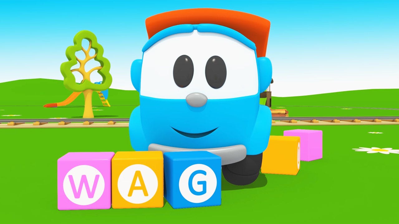 Leo Junior Alfabeto Parole In Inglese Lettera W