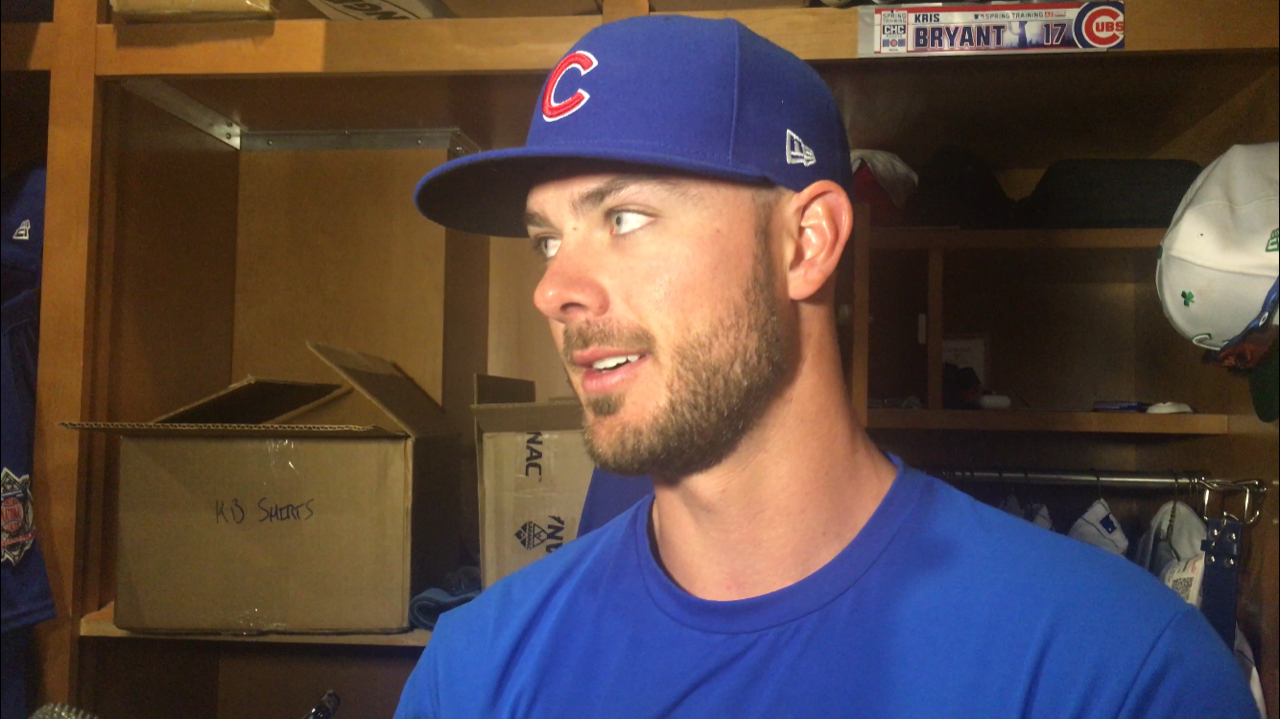 kris bryant no shirt