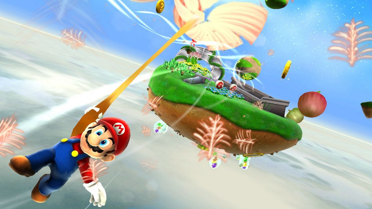 mario galaxy switch pro controller
