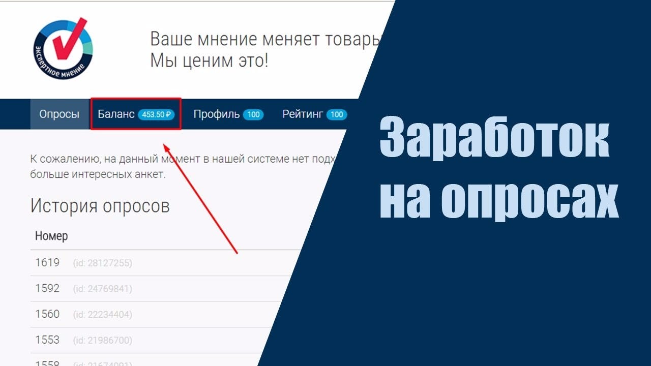 Получить деньги за опросы в интернете за деньги сразу без вложений
